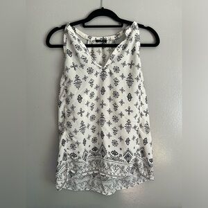Dynamite | black and white summer tank top | size L